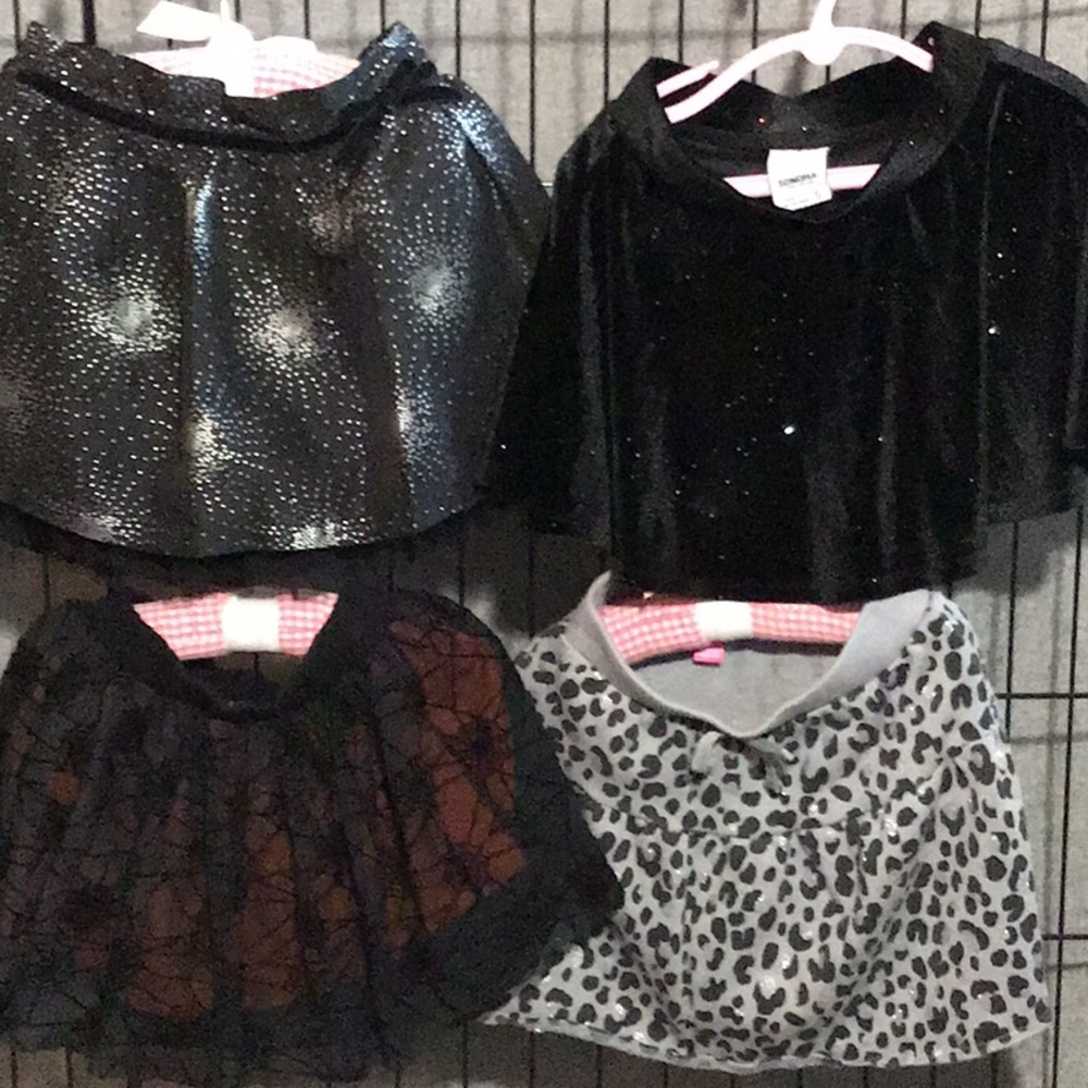 Bundle of 4 girls skirts, size 5